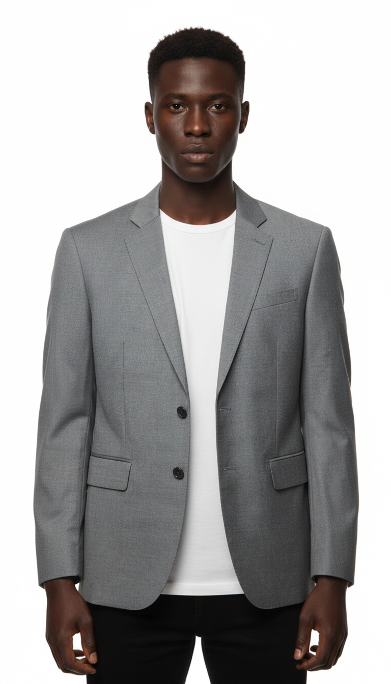 Duc Nhat Tailor – Sakko | Dark Grey Tailored Fabric (EU 48)