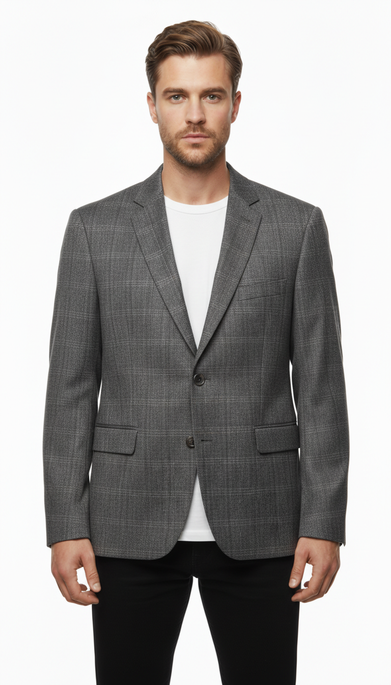 Modell Eunova – Sakko | Brown Virgin Wool Blend (EU 56)