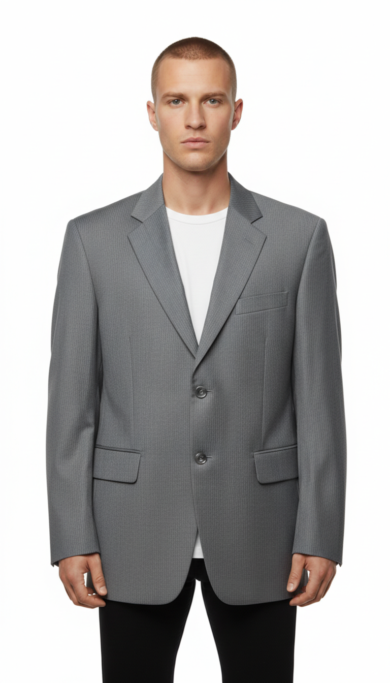 Grey Pinstripe Sakko (EU 46 / S)