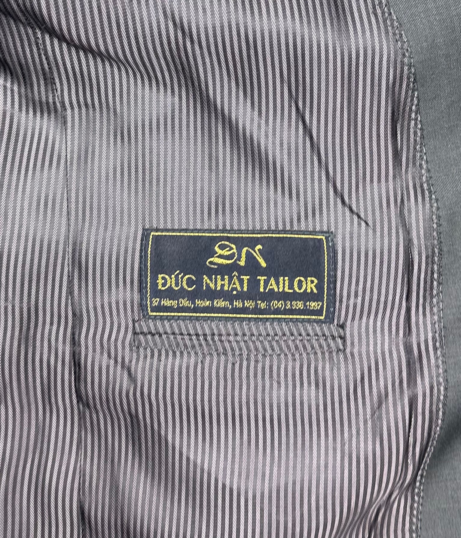 Duc Nhat Tailor – Sakko | Dark Grey Tailored Fabric (EU 48)