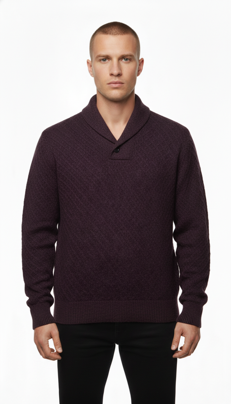 Sottotono – Knit Polo | Bordeaux Italian Style (S)